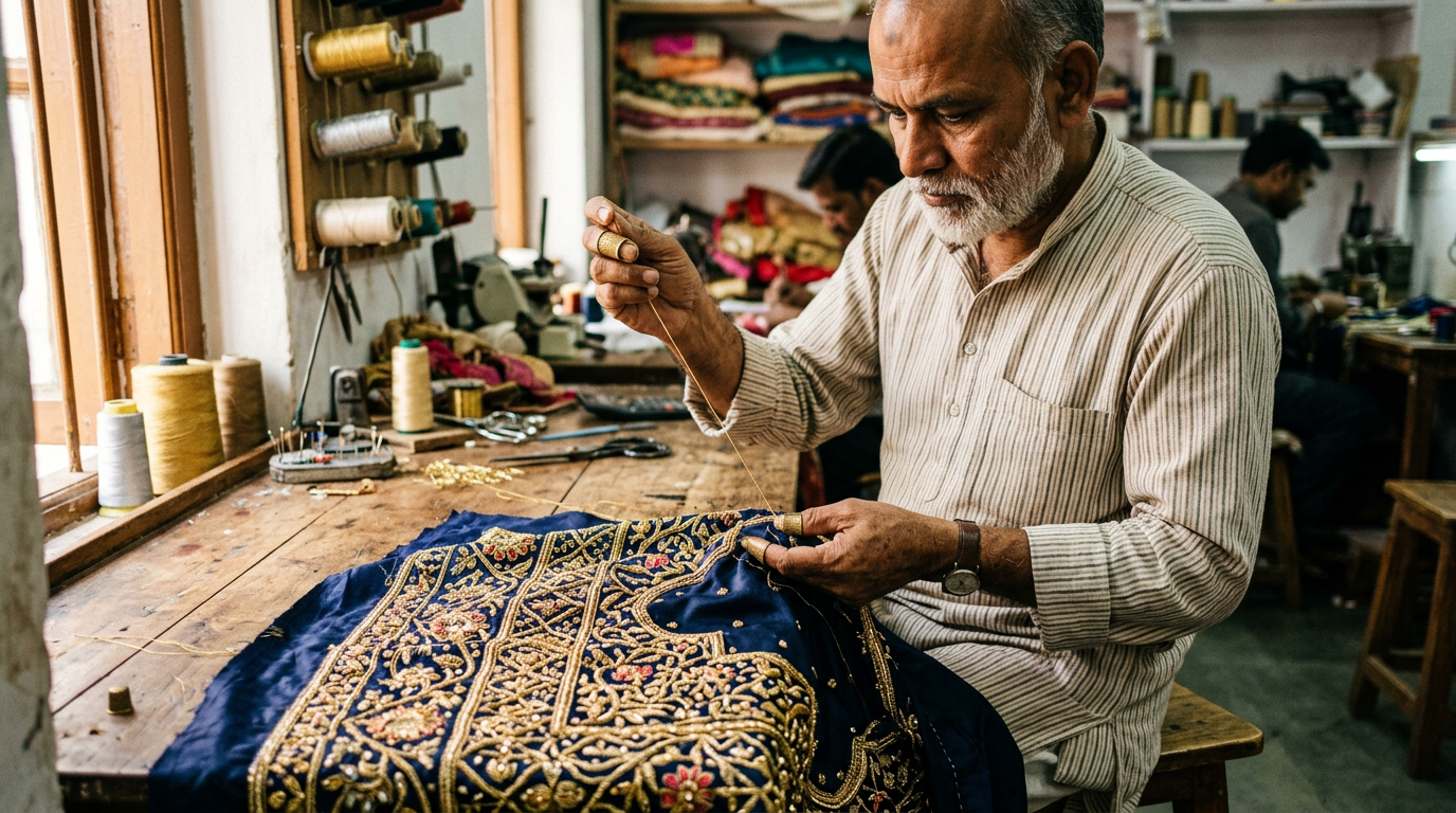 Custom Stitching by Master Karigars